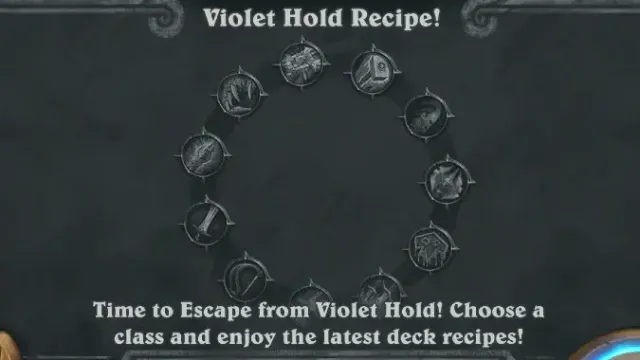 How to win the Violet Hold Recipe Hearthstone Tavern Brawl