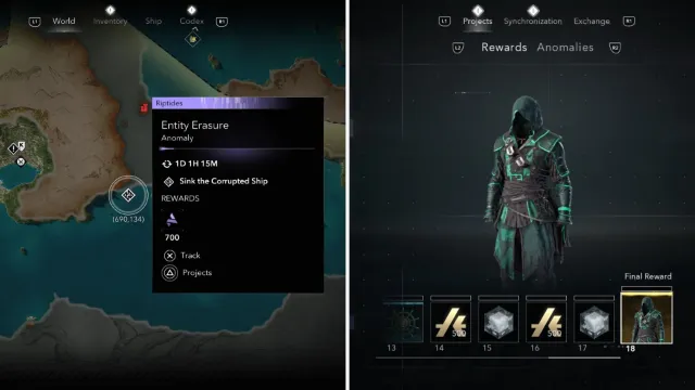 Assassin's Creed Black Flag Resynced: How Anomalies and Projects Work