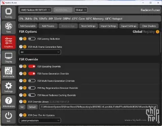 AMD FSR multi frame gen settings appear in the wild