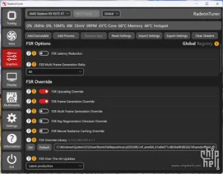 RadeonTuner leak points to AMD FSR multi-frame generation with up to 8x multiplier