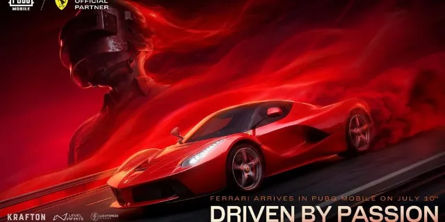 PUBG Mobile puts you behind the wheel of a brand-new Ferrari supercar in latest partnership