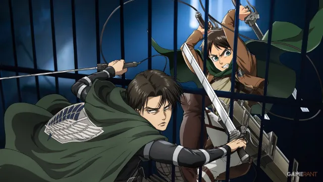 New Attack on Titan Merch Reimagines Levi and Eren as Guard and Prisoner