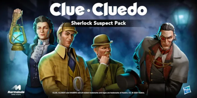 Cluedo's Sherlock Suspect Pack lets you play as the world's most famous detective