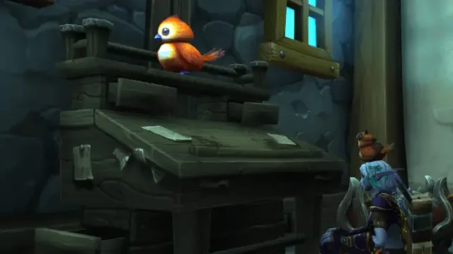 How to invite Pepe to come perch in your Player Housing in World of Warcraft