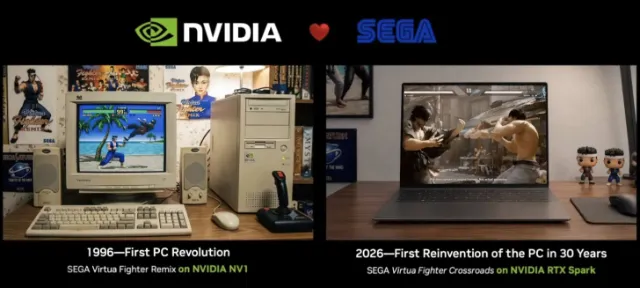 SEGA’s “Legendary” Games Are Coming To NVIDIA RTX Spark 30 Years After NV1 Powered The First Virtua Fighter on PC
