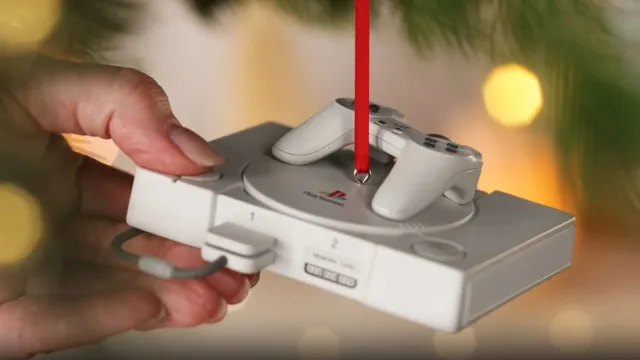 This Hallmark PlayStation ornament uses the power-up sound, and it'll tip '90s kids into nostalgia overload