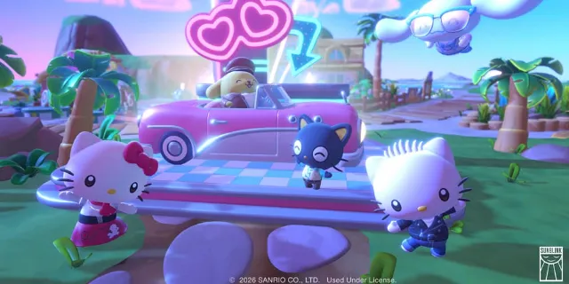 Hello Kitty Island Adventure adds 50s retro decor as it celebrates the Friendship Festival