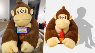 This $750 Donkey Kong Plush Is As Big As A Small Child
