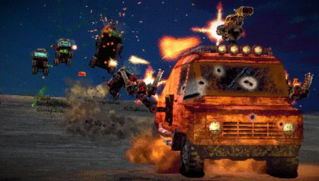 Retro vehicle combat game FUMES adds co-op support for as many friends as you can handle