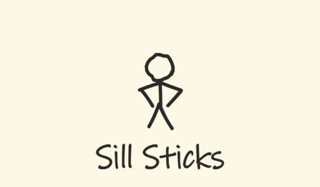 Sill Sticks Launches on Steam, Letting a Lazy Stick Figure Live in Your Desktop