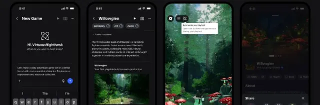 Roblox’s new mobile Build tool lets users create entire games for the UGC platform with an AI text prompt