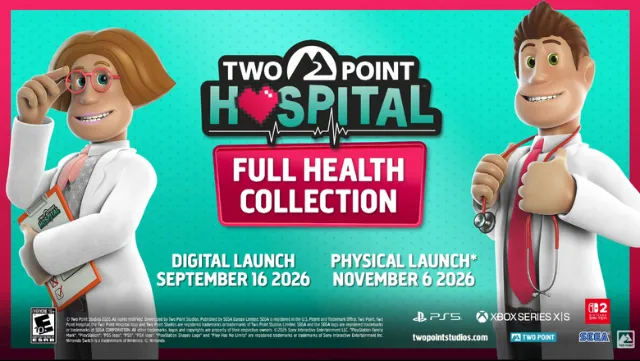 Two Point Hospital: Full Health Collection launches Sept. 16th digitally, Nov. 6th physically