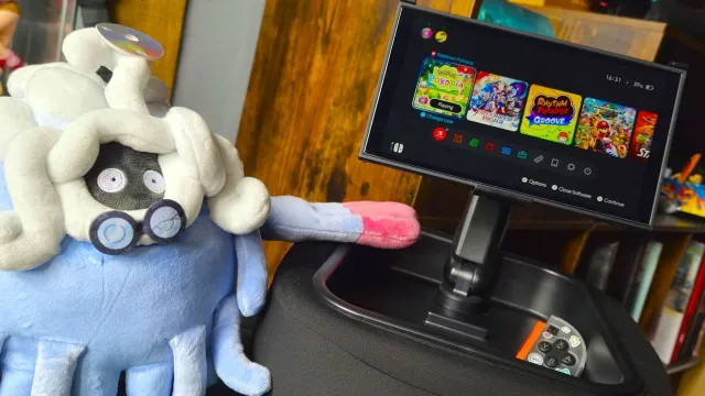 This Switch 2 gaming pillow is the weirdest accessory I've tested so far, but it's on sale should you want a better way to game in bed