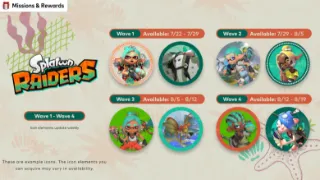 Splatoon Raiders icons now available for Switch Online members