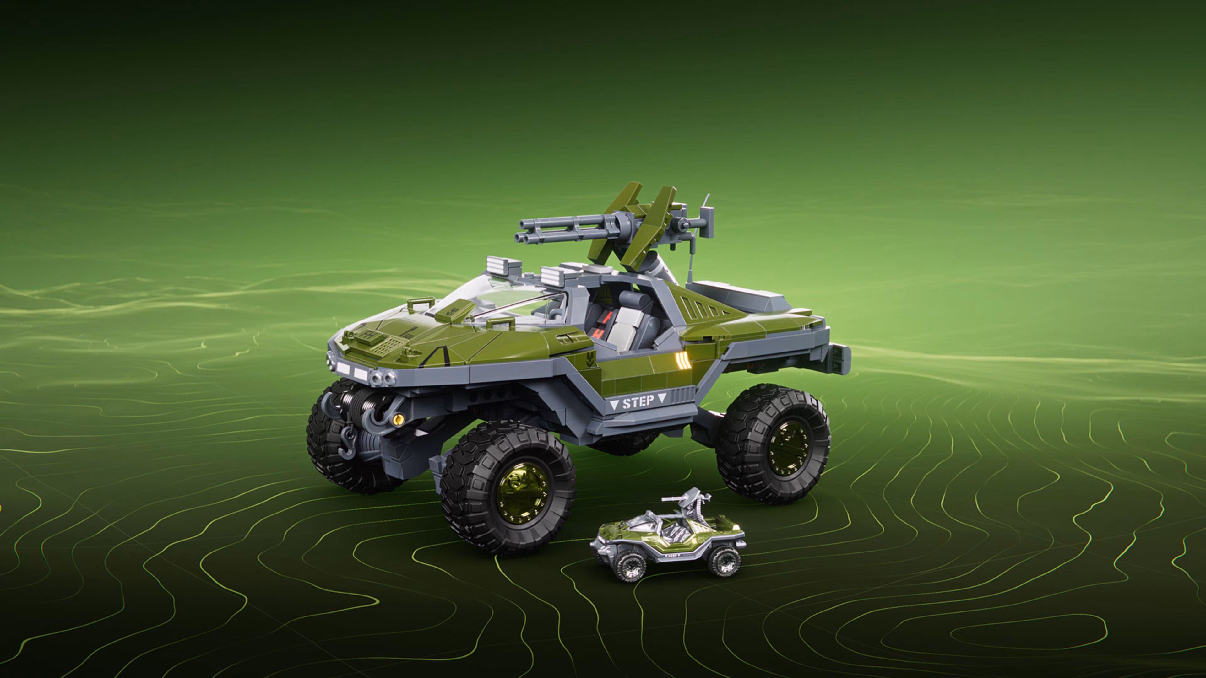 Hot Wheels Reveals A 935-Piece Buildable Halo Warthog
