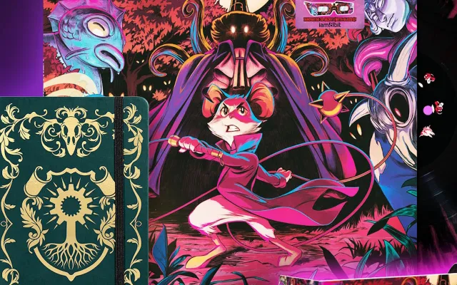 iam8bit and Yacht Club Games announce Mina the Hollower Collection, including a 3xLP, a notebook, and a keychain set