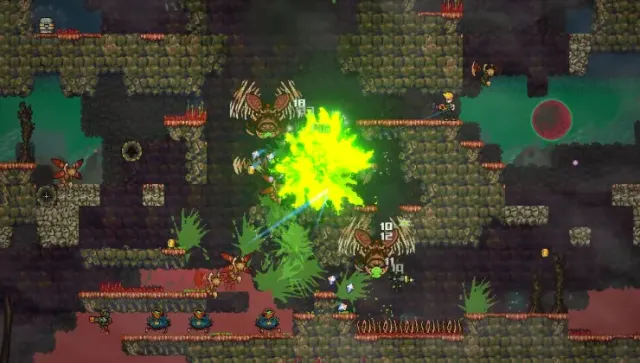 Weather the Swarm is a fun looking co-op action roguelite with destructible terrain