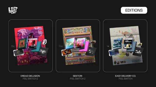 Lost in Cult reveals physical Switch 2 releases for Sektori & Dread Delusion, physical Switch release for Easy Delivery Co.