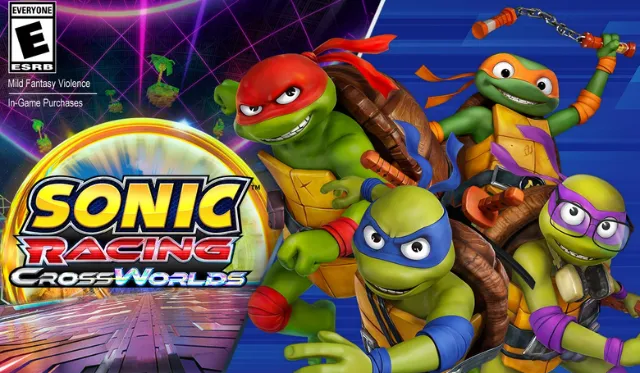 Sonic Racing: CrossWorlds "TMNT Pack" launches today