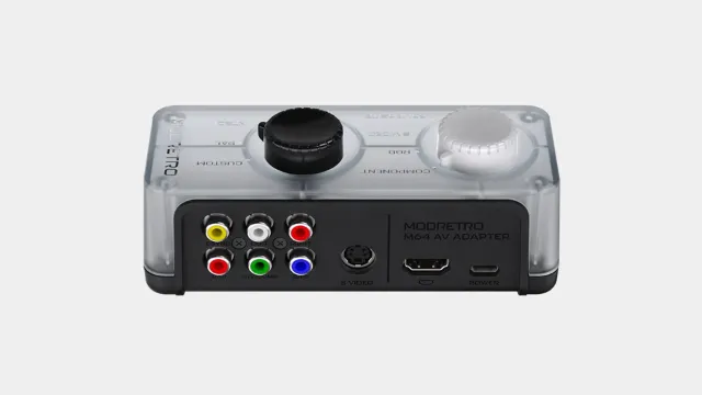 ModRetro Finally Reveals M64 AV Adapter, Now Available