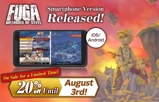 Fuga: Melodies of Steel is now available for iOS and Android
