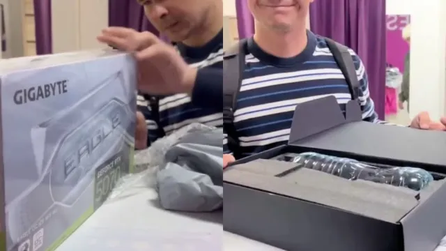 Russian man buys $1,100 RTX 5070 Ti and gets a water bottle instead