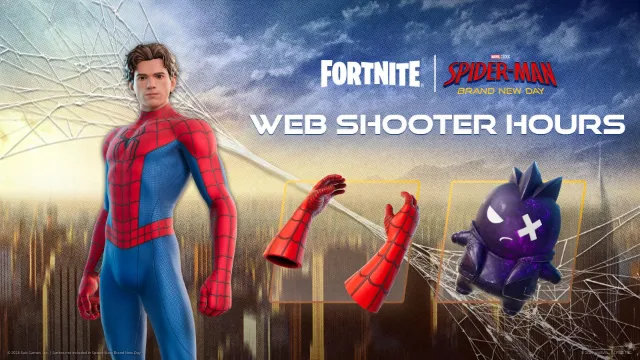 When are Web Shooter hours in Fortnite Chapter 7 Season 3?