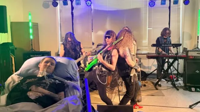 Band turns hospital into a heavy metal concert to make patient’s last wish come true