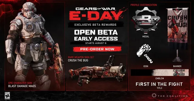 Gears of War E-Day Beta Guide: Preload, Access, Content, and Rewards