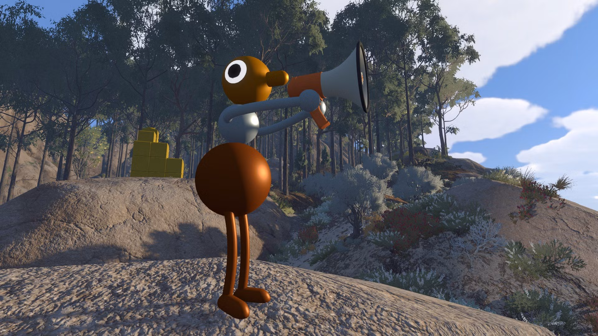 How to get a megaphone in Big Walk