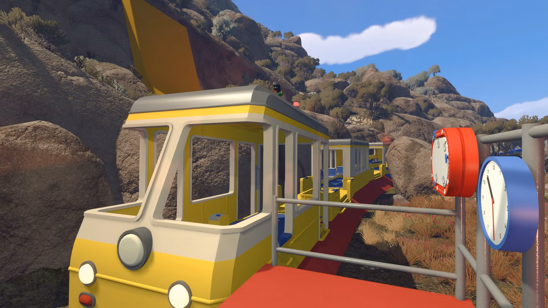 How to use the train in Big Walk