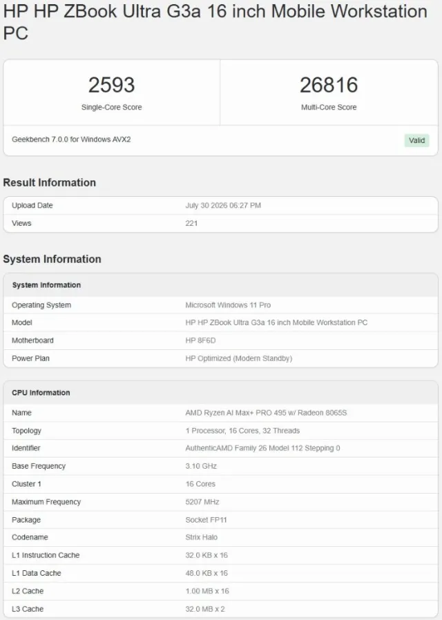 AMD ‘Gorgon Halo’ APU appears in benchmark