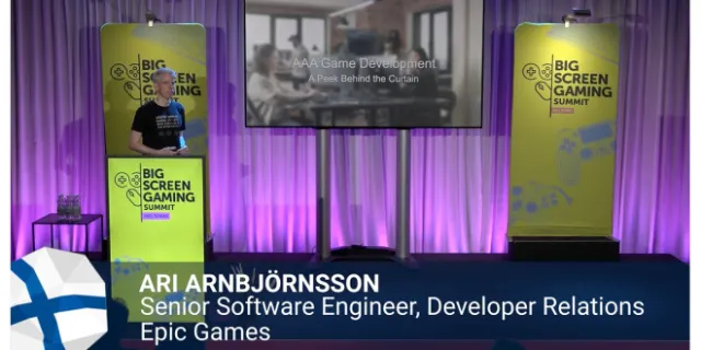 A peek behind the curtain of triple-A games, with Epic Games' Ari Arnbjörnsson
