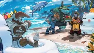 Get A Water Floatie Moogle Mount In This Year's Final Fantasy XIV Moonfire Faire Summer Event