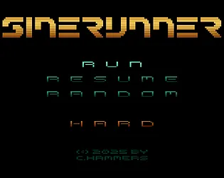 Sinerunner - Atari 2600 homebrew game [Free] [Action]