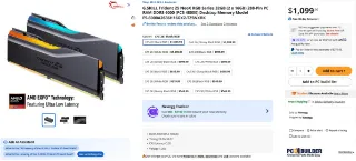 Yikes, AMD EXPO ULL RAM debuts at $1,099, and that’s just for a 32GB CL26 kit