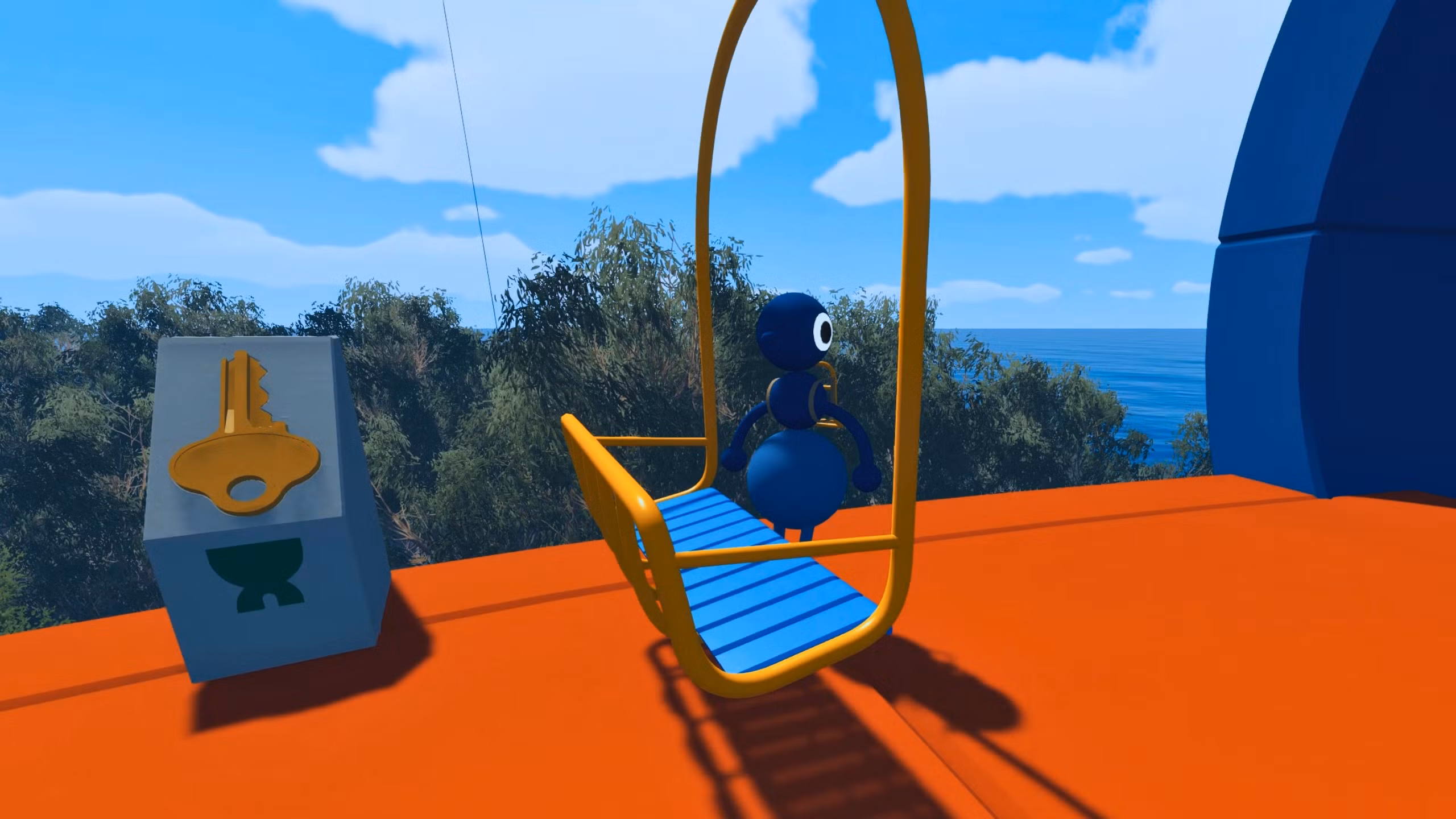 Big Walk Green Tower Solution & Unlock Chairlift (Big Sit Trophy)