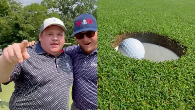 Golfer quits club in disgrace after elaborate plan to fake hole-in-one goes viral