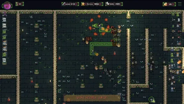 SnekromancY is a clever reinvention of Snake with a survivor-like tower escape style