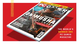 PC Gamer magazine's new issue is on sale now: Onimusha: Way of the Sword, with a huge A1 poster and Top 100 games mini-mag