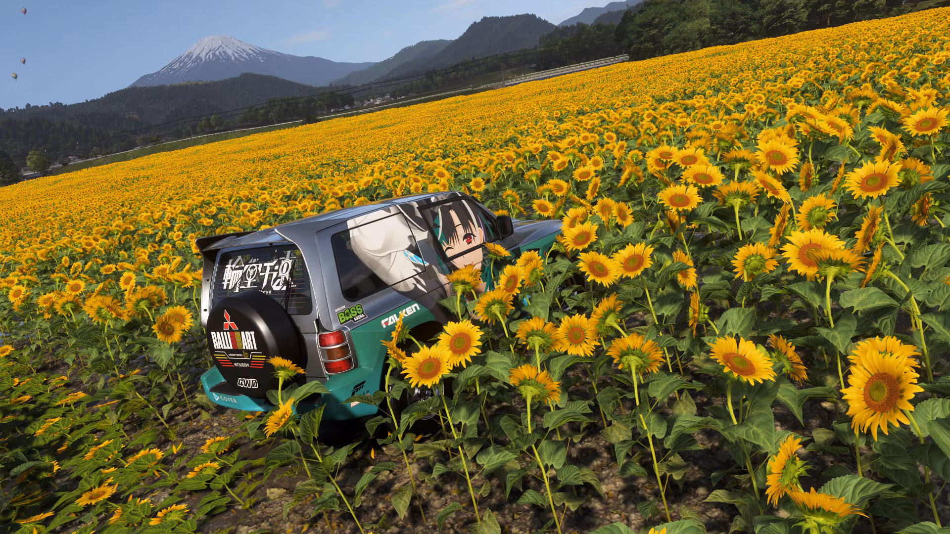 Where to find the Hokuryu Sunflower Farm in Forza Horizon 6