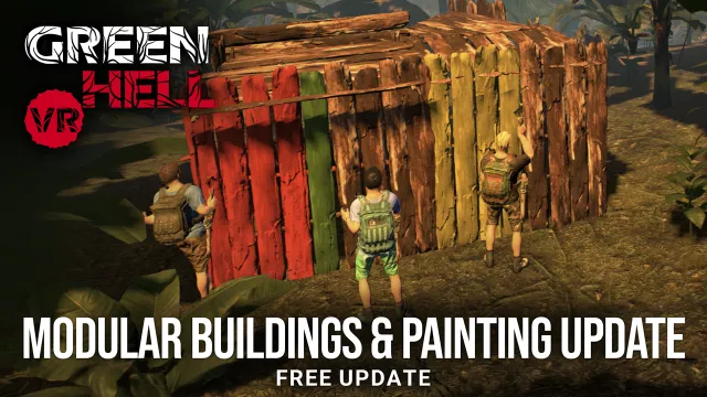 Green Hell VR Brings A Painting & Building Update To PlayStation VR2 & Meta Quest