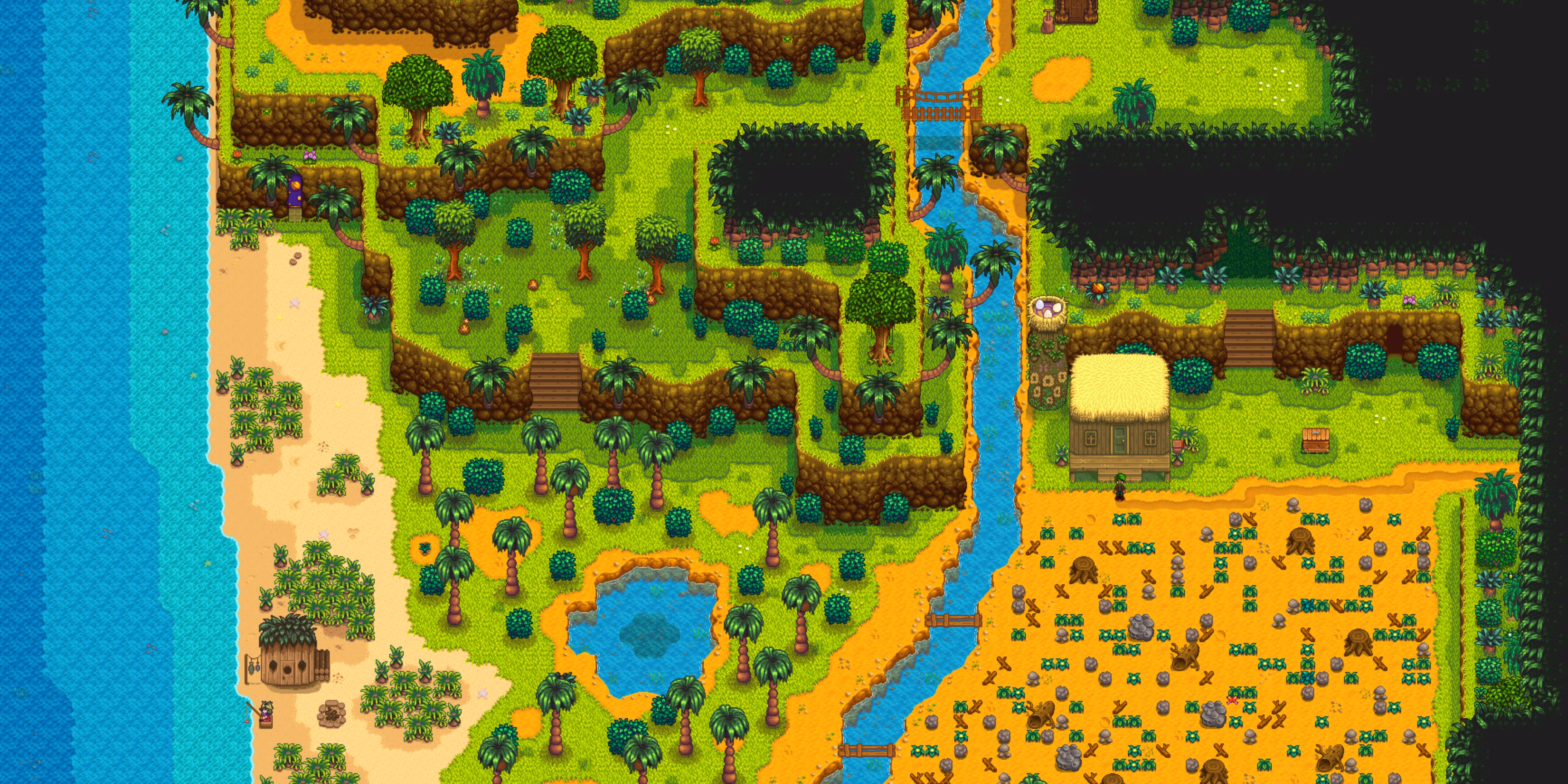 Stardew Valley: All Ginger Island Hidden Areas Guide