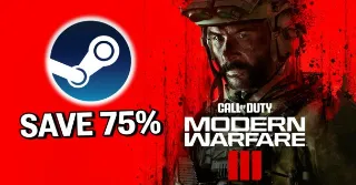 Call of Duty: Modern Warfare III is locked and loaded at 75% off on Steam right now