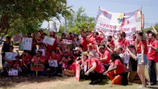 Video game workers and allies rally across North America against Xbox layoffs