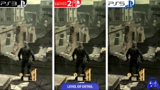METAL GEAR SOLID: MASTER COLLECTION Vol. 2 "Switch 2 vs. PS5 vs. PS3" comparison video
