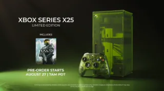 XBOX 25th Anniversary console pre-orders begin tomorrow