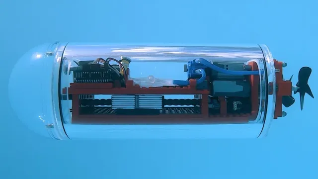 YouTuber builds fully functional submarine out of Lego and takes it underwater