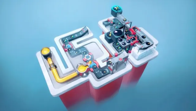 puzzlez is a mini-puzzle game spin-off from the factory building shapez series
