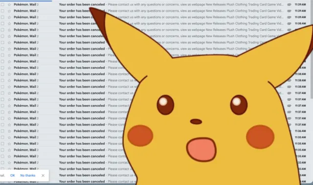 Pokemon Center cancels bots/reseller orders in massive wave, but legit customers get caught in the crossfire